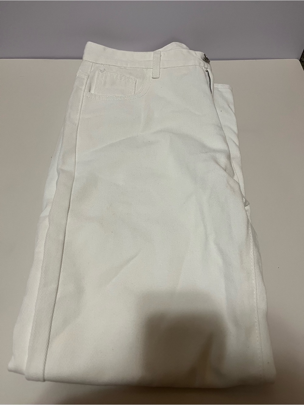 Classic White Men's Chinos - Clean Straight Fit